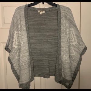 Light Grey Cover Up Sweater